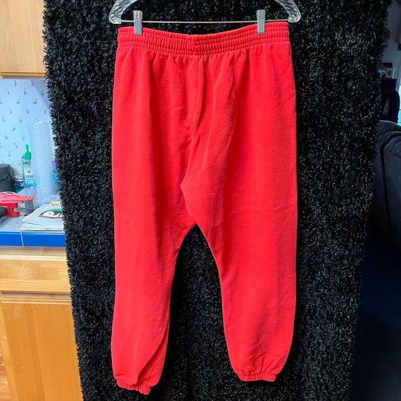 Mens Xl Reddish Orange sweats - Picture 2 of 4